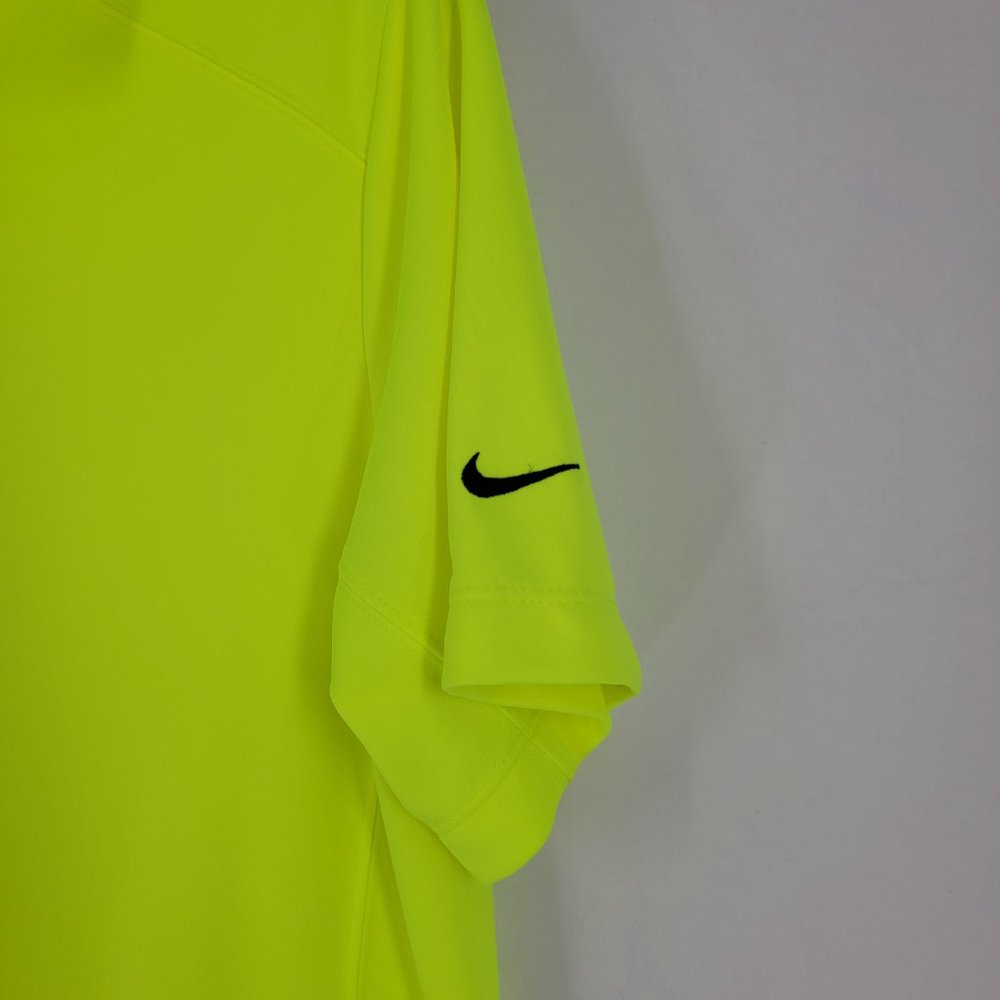 Nike Golf Tour Performance Dri-Fit Polo Shirt Collared Neon Yellow Men's Medium - Picture 5 of 10